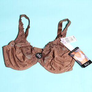 Bali 36D Lace Underwire Minimizer Bra